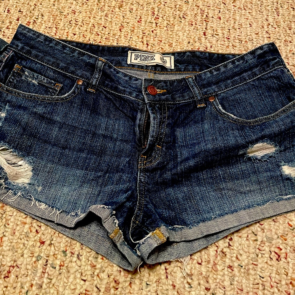 Pink by Victorias Secret jean shorts